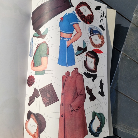 Glamour Girl Paper Doll Book by Queen Holden (Uncut) ~ Vintage Fashion Look ~ - Picture 12 of 16